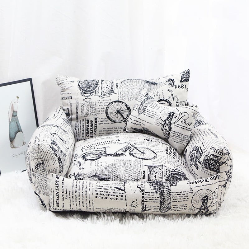 Autumn Winter Canvas Pet Nest Sofa Supplies