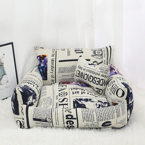 Autumn Winter Canvas Pet Nest Sofa Supplies